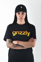 Remera Grizzly Lowercase - Black