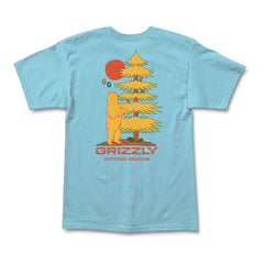 Remera Grizzly Standing Bear - Powder Blue