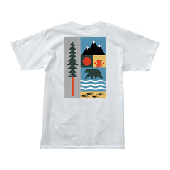 Remera Grizzly Tread Lightly - White