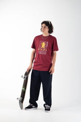 Remera Grizzly Terrain - Burgundy