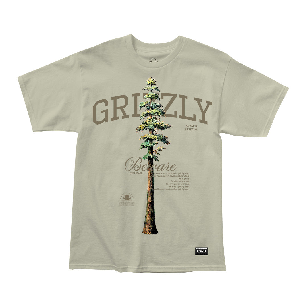 Remera Grizzly Tallest Pine - Cream