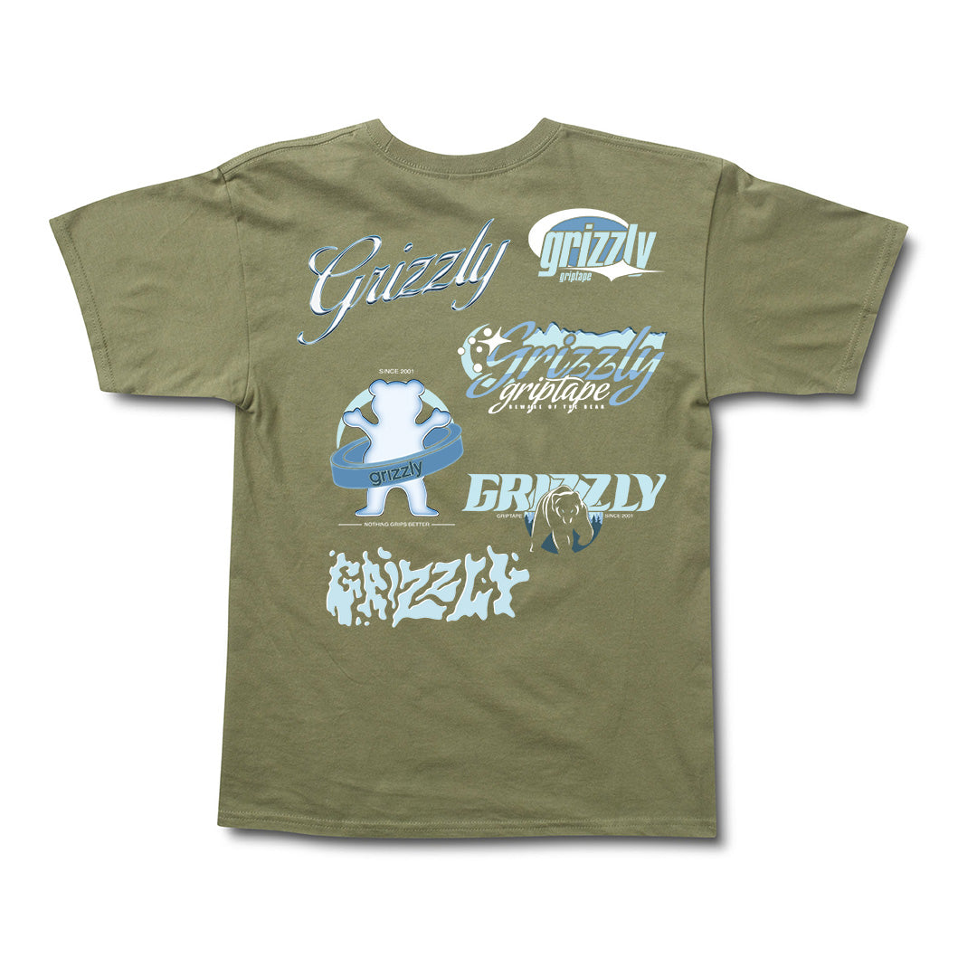 Remera Grizzly Glacier - Military Green