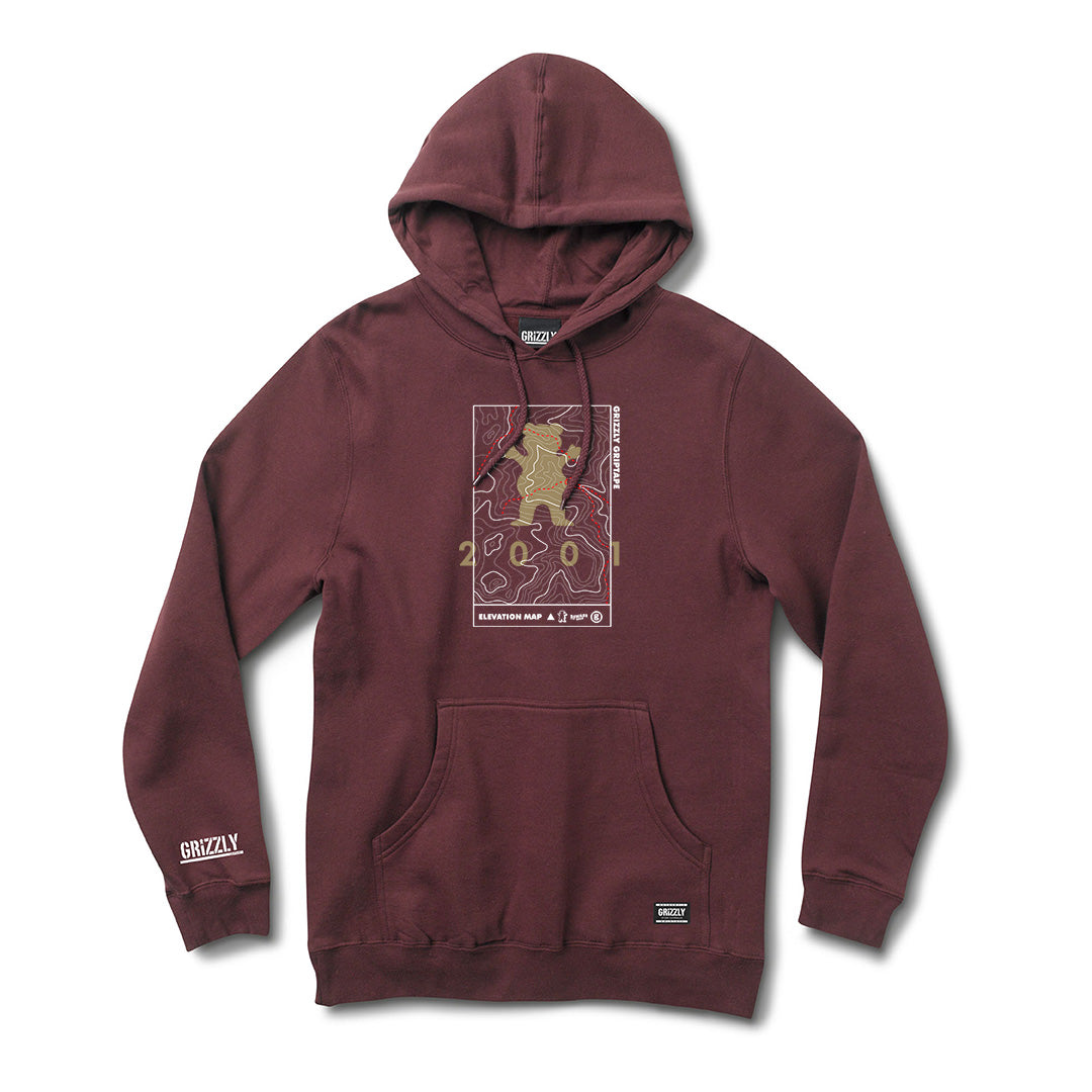 Buzo Canguro Grizzly Terrain Burgundy