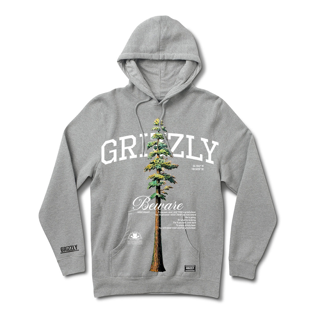 Buzo Canguro Grizzly Tallest Pine Hoodie – Heather Grey