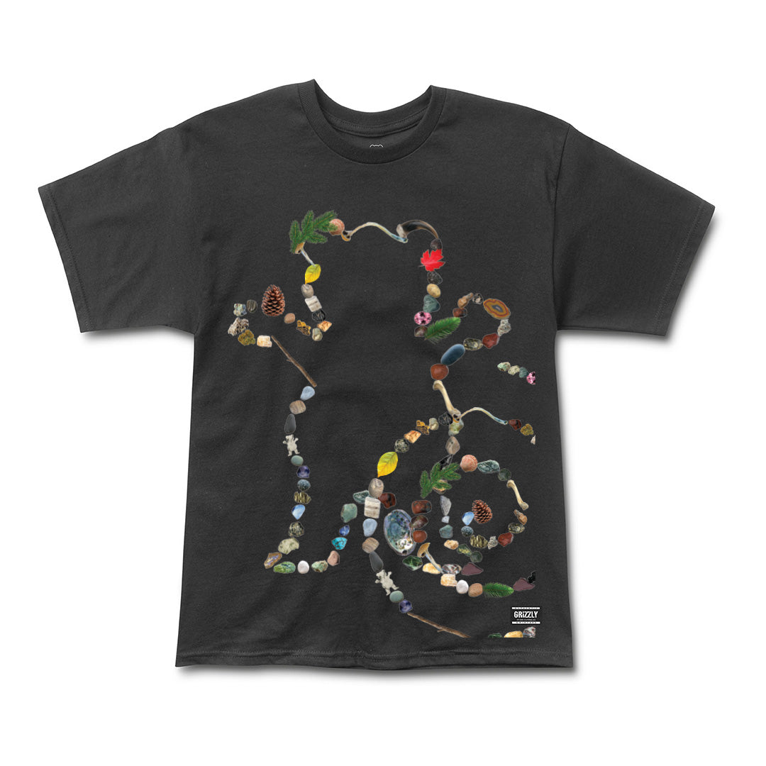 Remera Grizzly Forraging - Black