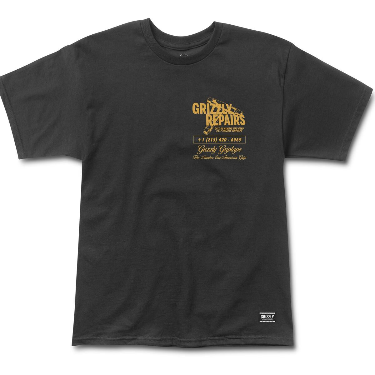 Remera Grizzly Repairs - Black