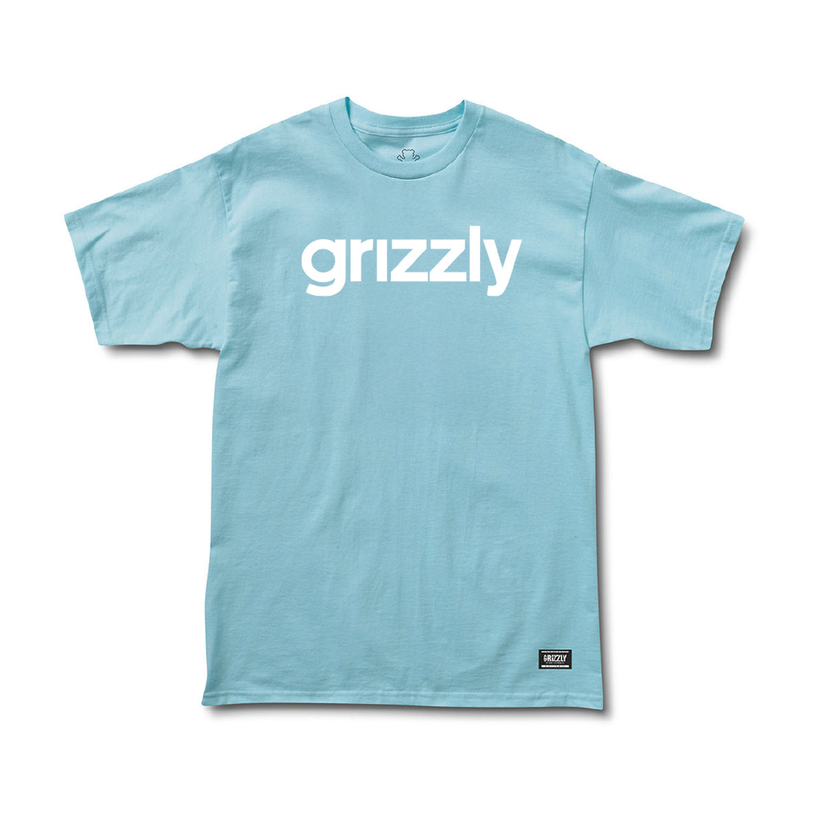 Remera Grizzly Lowercase – Powder Blue