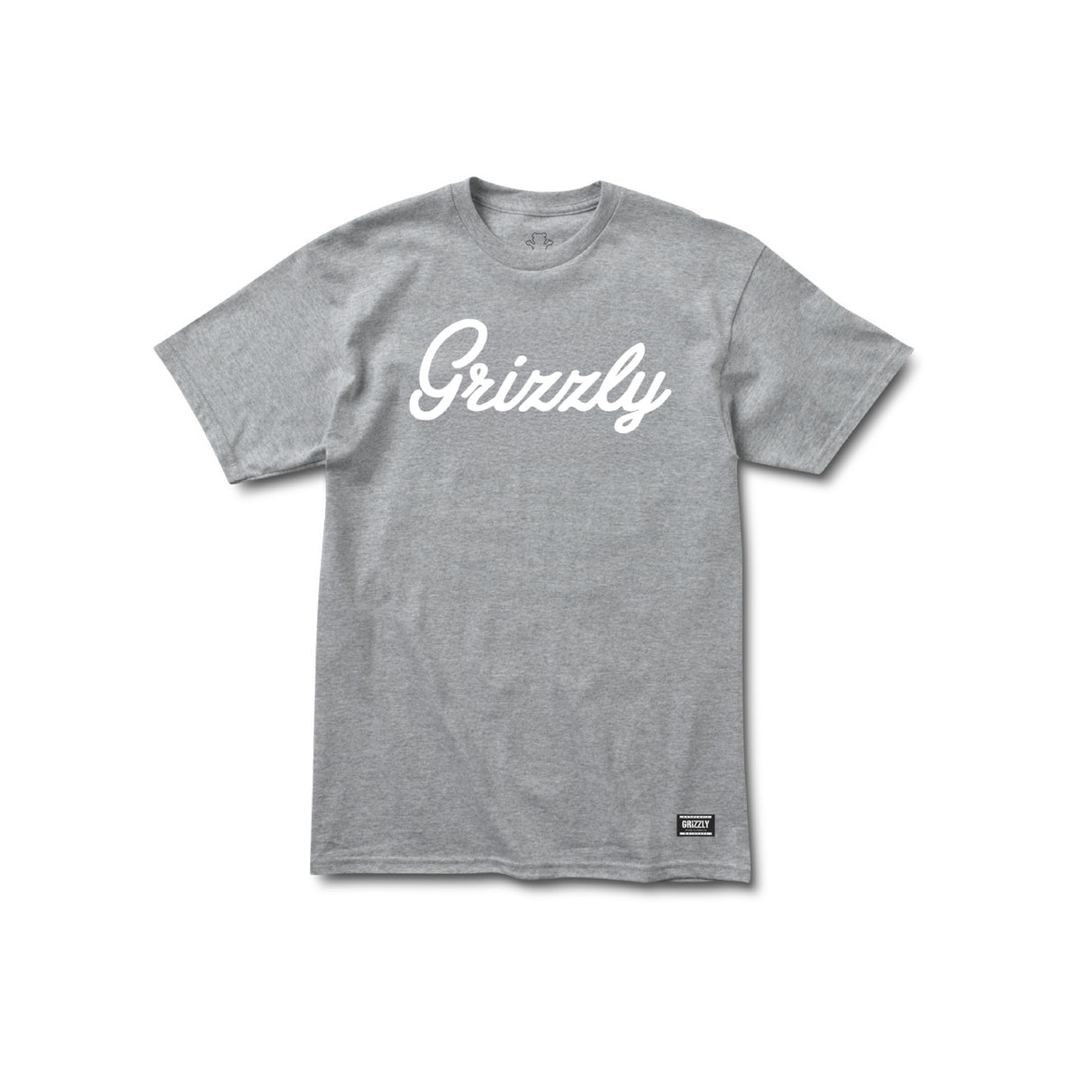 Remera Grizzly OG Script – Heather Grey
