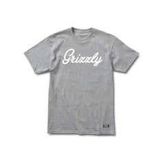 Remera Grizzly OG Script – Heather Grey