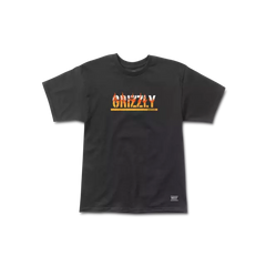 Remera Grizzly Fire Starter - Black