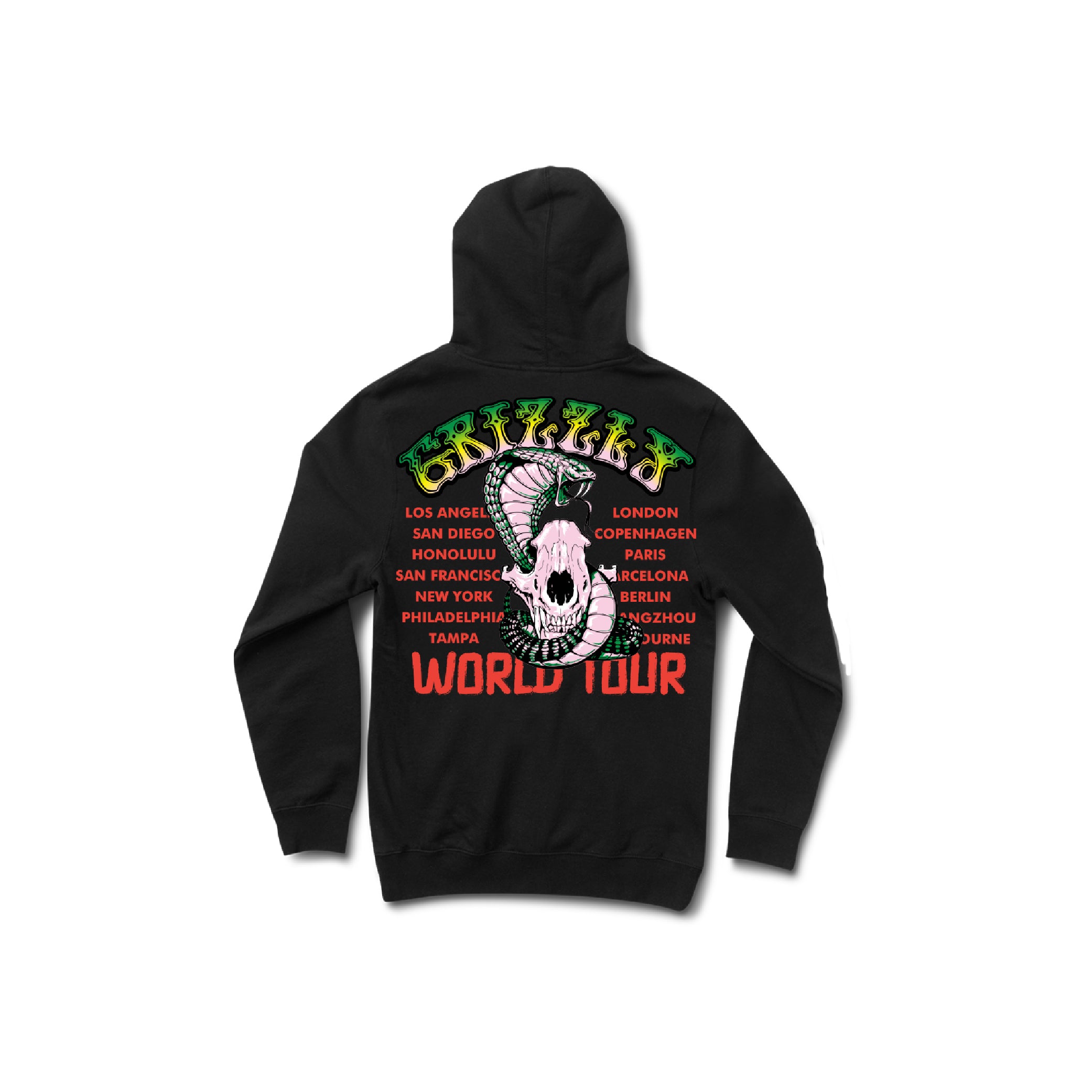 Campera Canguro Grizzly King Cobra - Black
