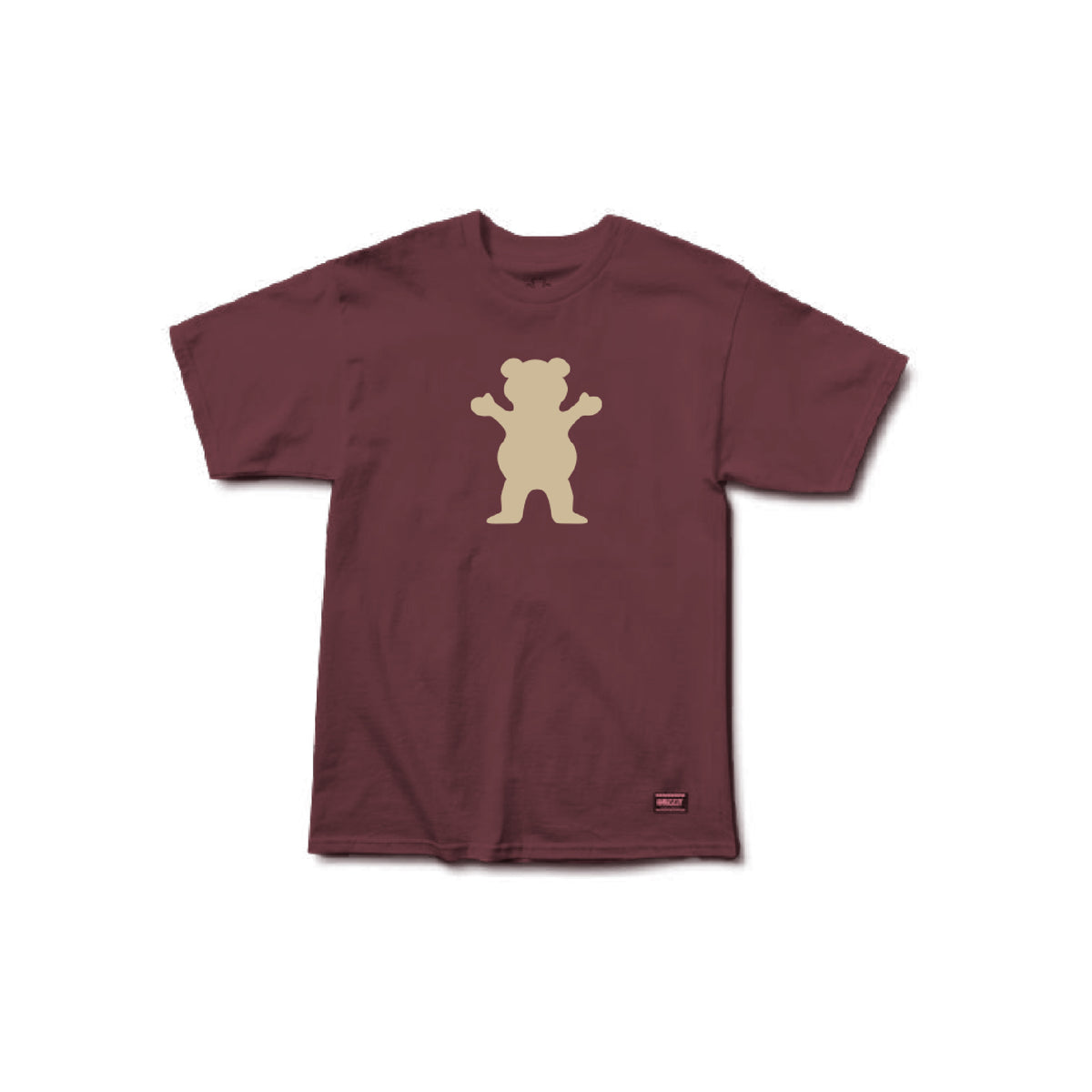 Remera Grizzly OG Bear - Maroon