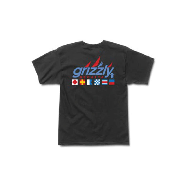 Remera Grizzly Regattas - Black