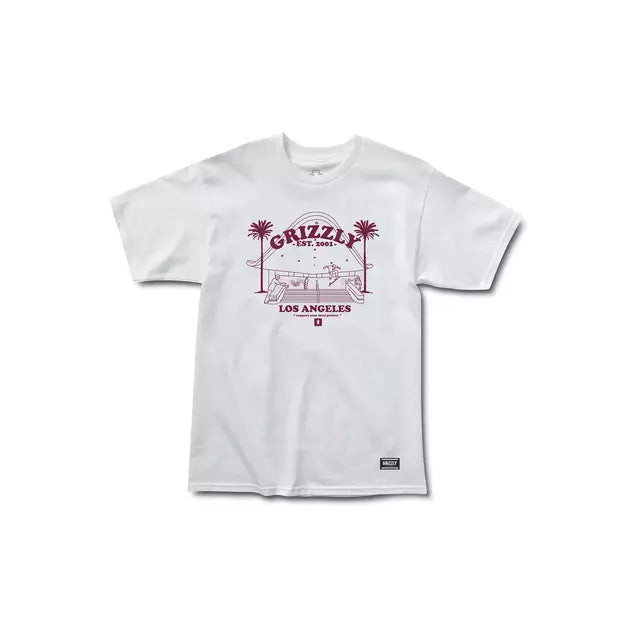 Remera Grizzly Local Pusher - White