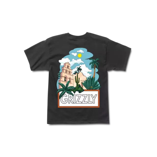 Remera Grizzly Cabana - Black