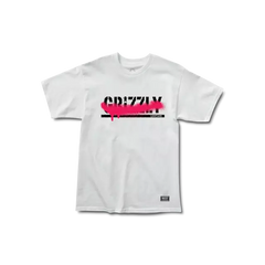 Remera Grizzly Crossed Out - White